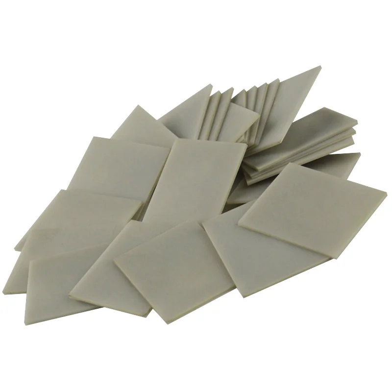 نيتريد الألومنيوم لوحة السيراميك العزل الحراري لوحة السيراميك TO-220/247/264/3P الألومنيوم نتريد لوحة موصل الحرارية