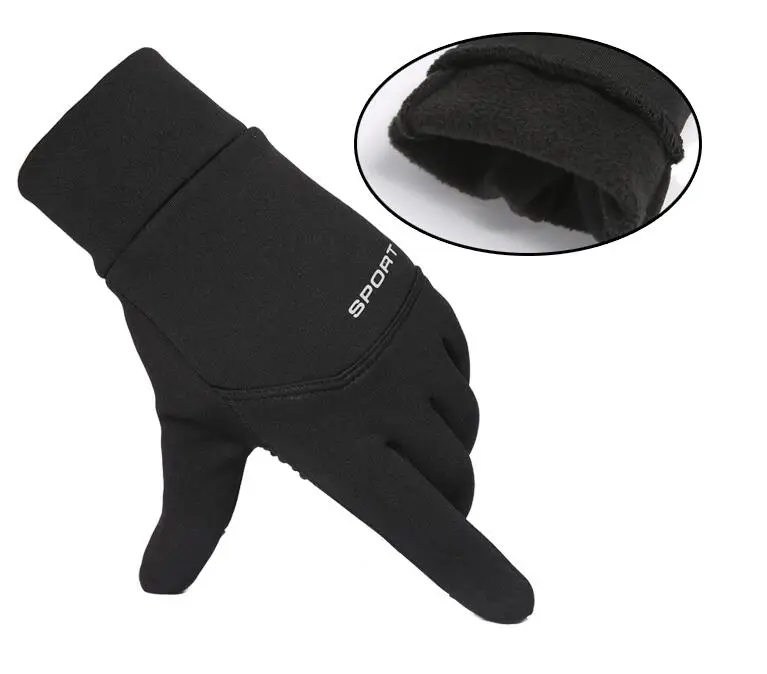 Guanti invernali Caldi Delle Donne del Mens Guanti Touch Screen Guanti Guanti Termici Bici di Riciclaggio di Sport di Compressione Guanti per