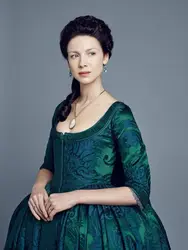 Outlander Claire Fraser dress cosplay claire costume dress Georgian 18th century sack back dress day court dress