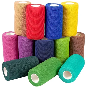 10cm 16 Rolls Self Adhesive Bandage Dog Cat Horse Pet Animals Wrist Ankle Swelling Sprain