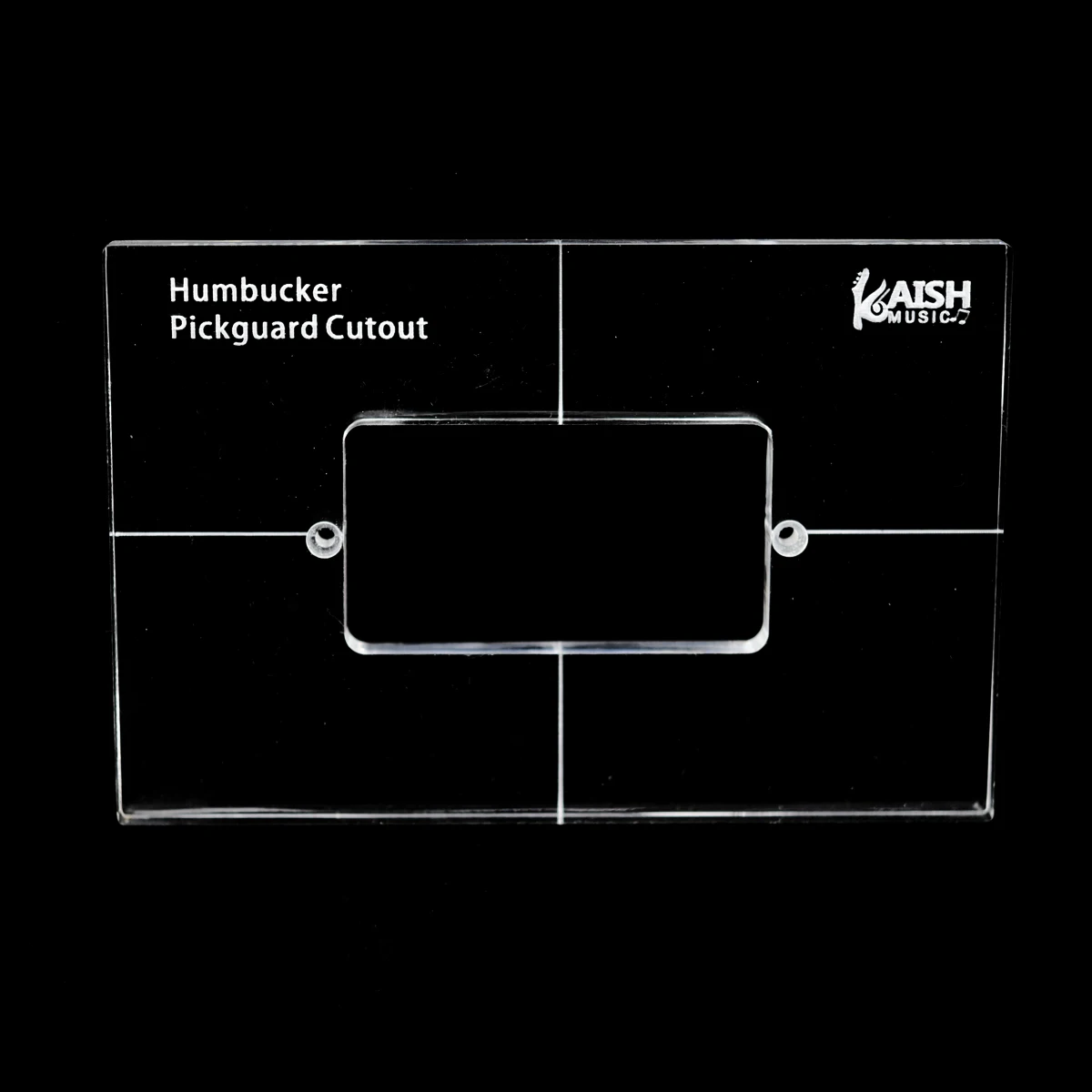 Imagem -04 - Dopro-acrílico Humbucker Pickup Template Roteamento Modelos Corpo Guitarra Pickguard Rout