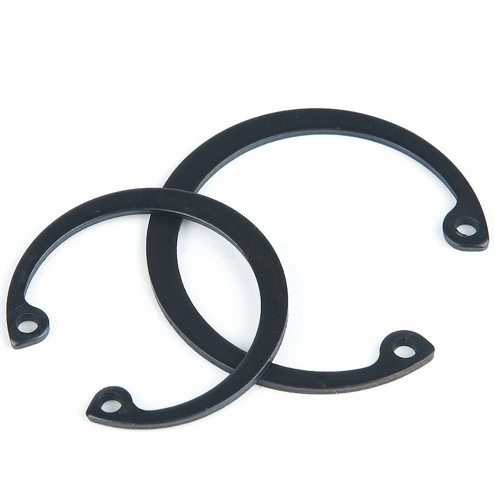 2-50pcs M8-M72 Internal Circlips Black 65Mn Steel C-type Snap Lock Retaining Ring Holes Shaft Collar Washer GB893