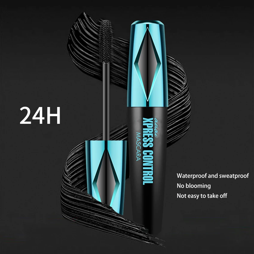 Sử Dụng Lâu Dài Mascara Uốn Tập Lông Mi Đen Chống Thấm Mồ Hôi Chống Mascara 4D Không Nở Mascara Mắt Mỹ Phẩm Làm Đẹp