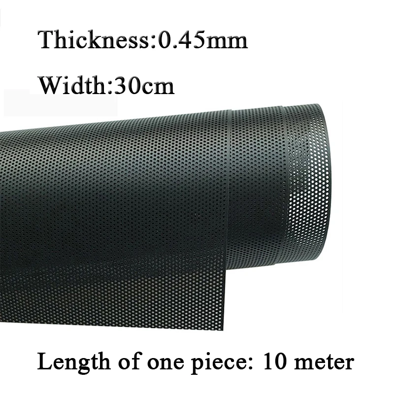 

0.45mm thickness 30*1000cm DIY Computer Mesh PVC PC Case Fan Cooler Black Dust Filter network net Case Dustproof Cover Chassis