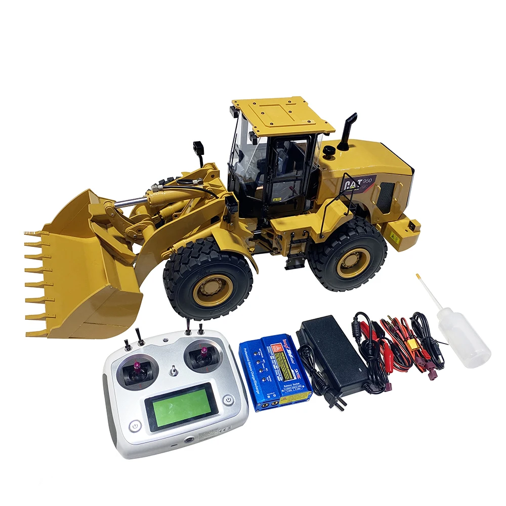 Two-speed 1/12 RC Hydraulic Loader Model DIM-C95 with Headlight Turn Signal Engineering Vehicle Model Toy Gift