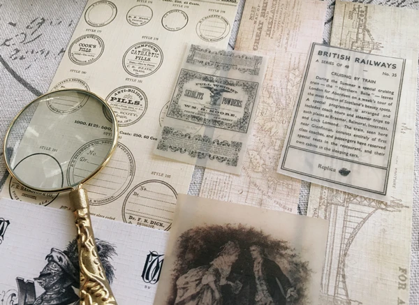 Old Poster Planet Map Stickers Junk Journal Planner Stickers Scrapbooking Vintage Card Decorative Sticker DIY Craft Photo Albums