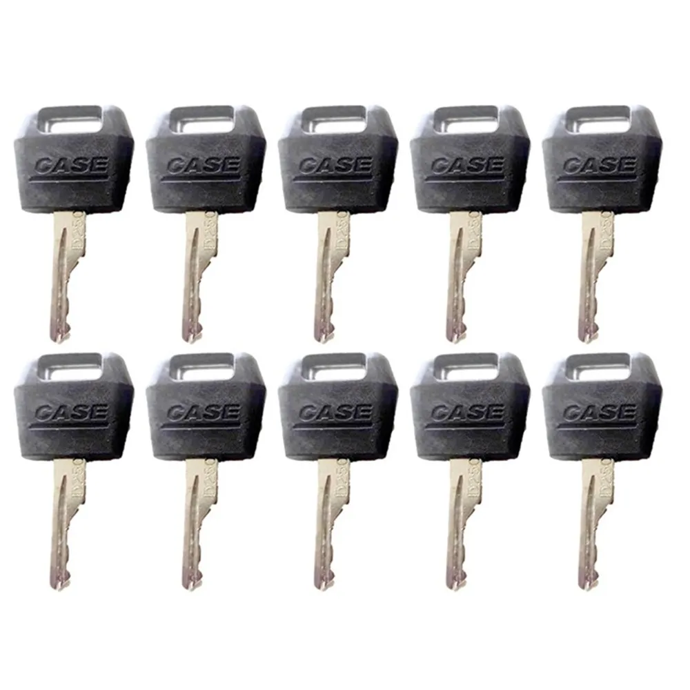 10pc Ignition key Fits Case International Tractor 1835C Skid Steer with Diesel Eng