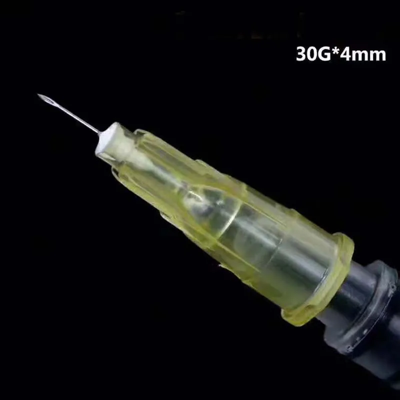 10pcs small needle 13mm 4mm 25mm disposable 30G medical micro-plastic injecction cosmetic sterile needle surgical tool