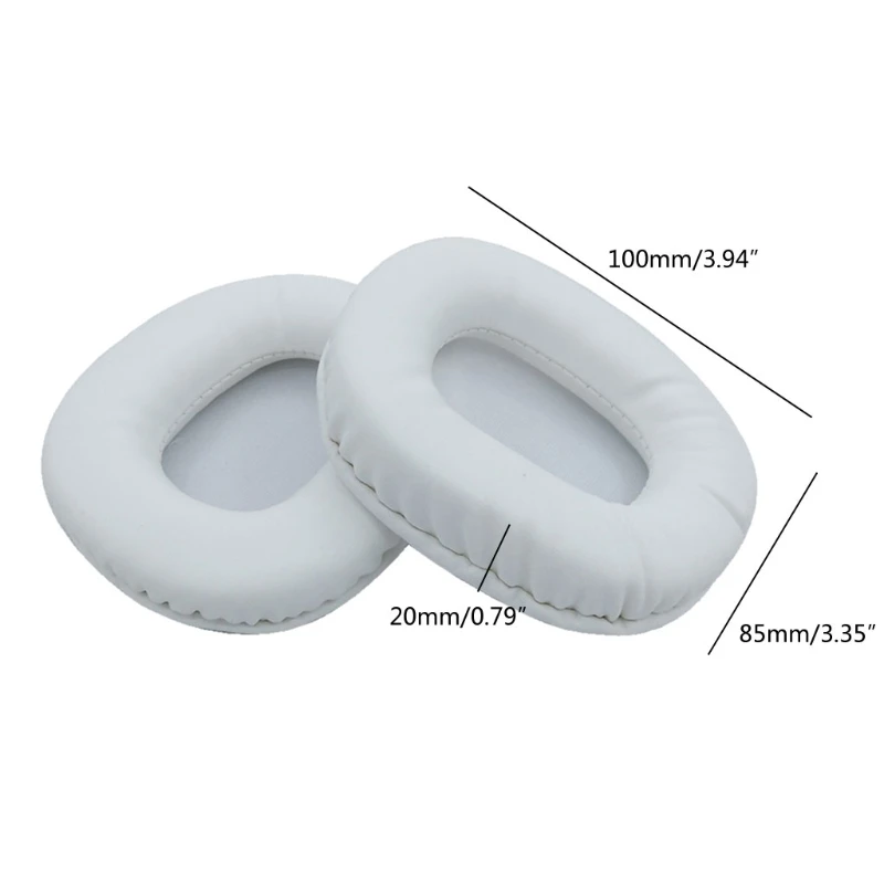 1 Pair Replacement Leather foam Ear Pads pillow Cushion Cover for ATH SX1a Pro5 M30x M40X M50X Arctis 3 5 7