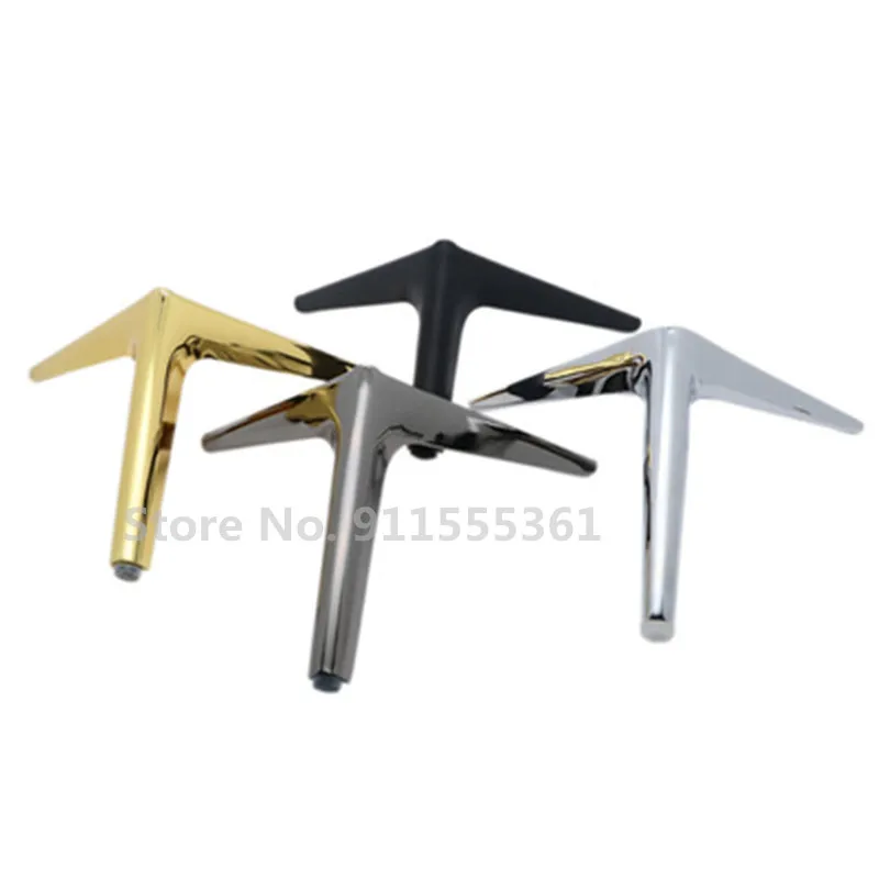 4Pcs/Set Metal Furniture Legs 120/150/190mm Cabinet Sofa Foot Table, for TV Cabinet Cabinet Feet Support Furniture Accessories