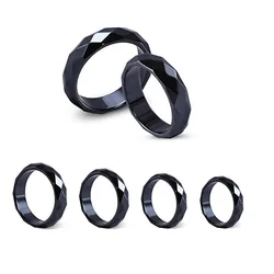 Magnetic Men Female Ring Hematite Rings for Women Men Jewelry