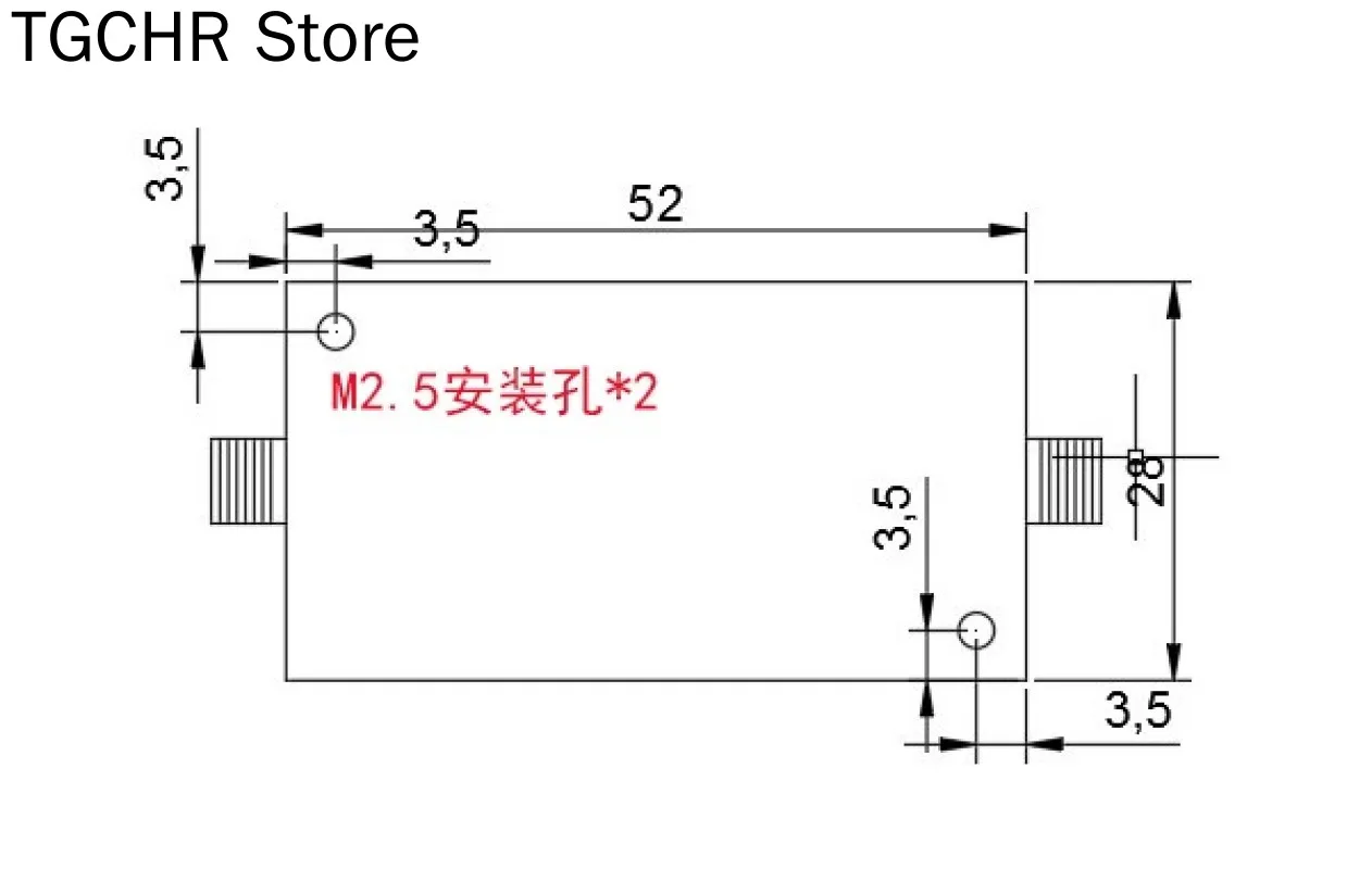 RF Limiting Amplifier Dc-1.5g Broadband Amplification Linear Gain If Limiting Amplifier