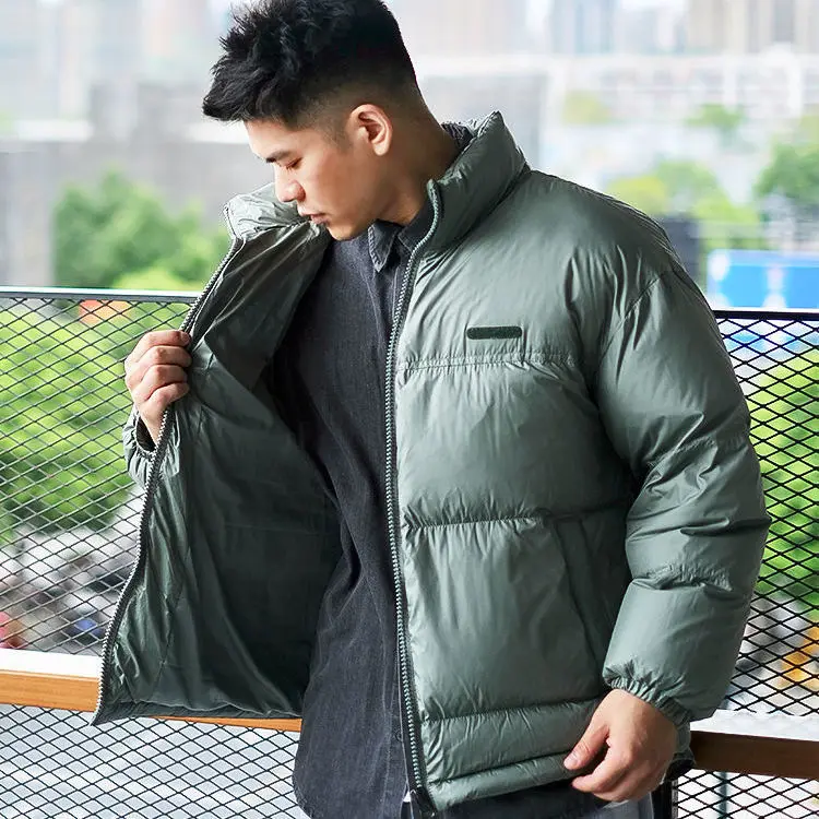 Women Parkas Winter Clothes Zipper Solid Full Casual Unisex Down Jackets Plus Size Winter Coat Couple Simple