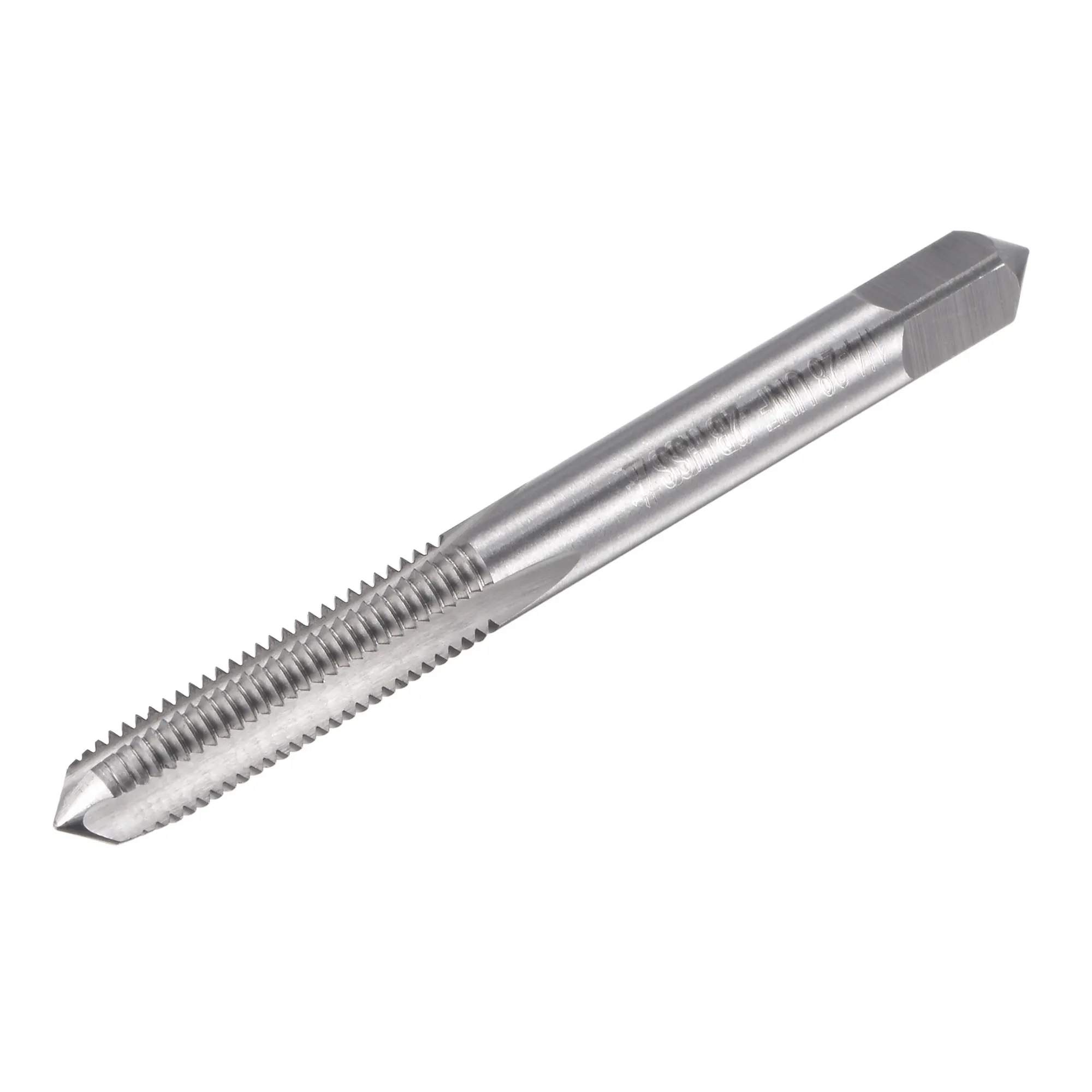 Uxcell ด้ายเครื่องกัดเกลียว1/4 "-28 UNF,ซ้ายเครื่อง HSS (เหล็กความเร็วสูง) 6542 Uncoated 3ขลุ่ยตรง