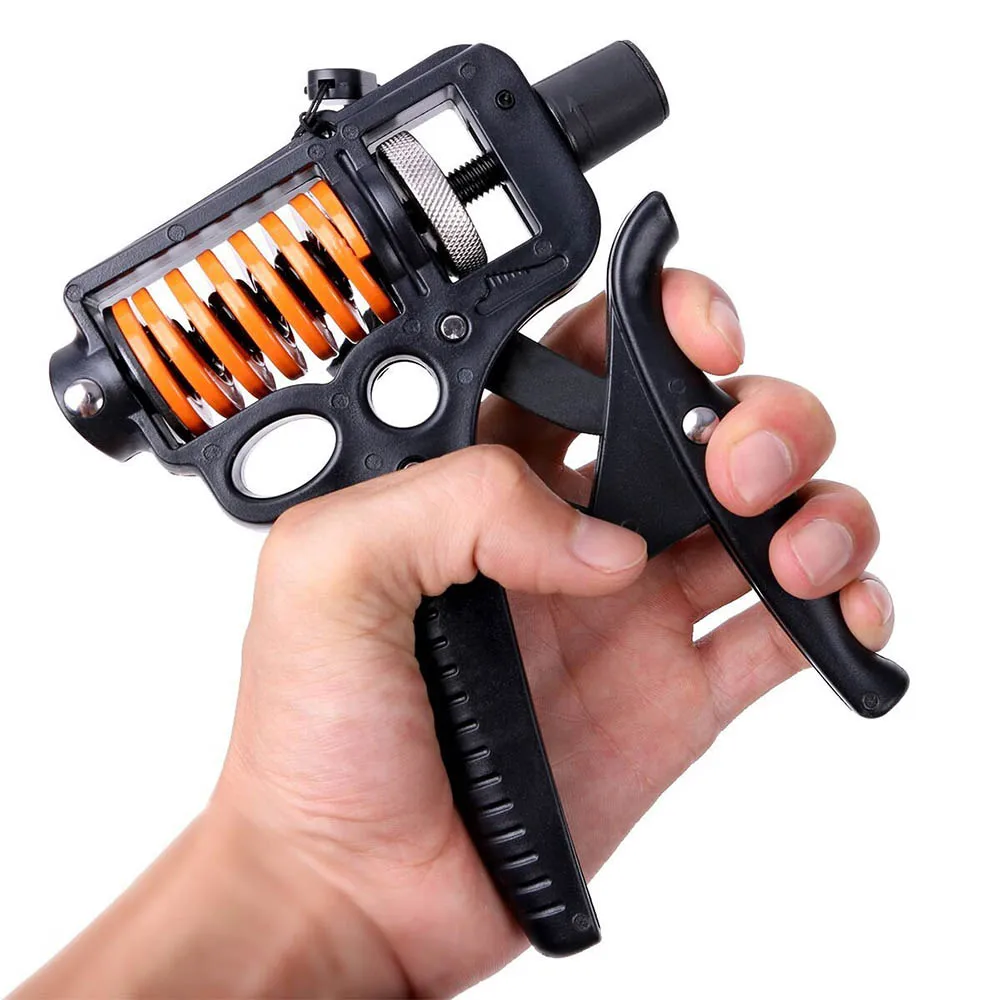 Grip Strength Trainer Hand Grip Strengthener Adjustable Resistance 25-50kg Gripper Fitness Gym Equipment Exerciser Machine