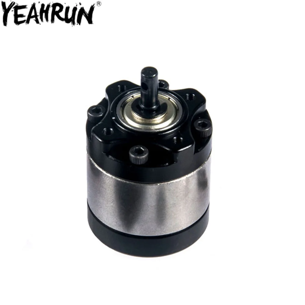 YEAHRUN Metal 1:5 Gear Ratio D90 Planetary Gearbox with Mount Transmission Case for 1/10 D90 RC-4WD Upgrade Parts