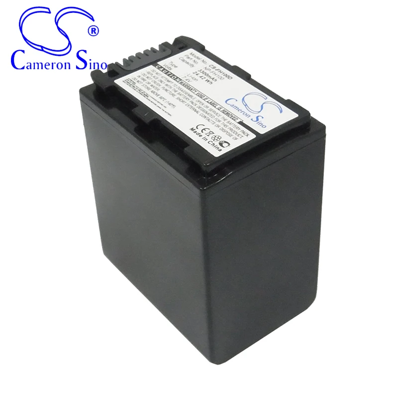 CameronSino Battery for Sony DCR-DVD908E DCR-HC47 HDR-HC7E DCR-SR220D HDR-CX11E fits Sony NP-FH100 Digital camera Batteries