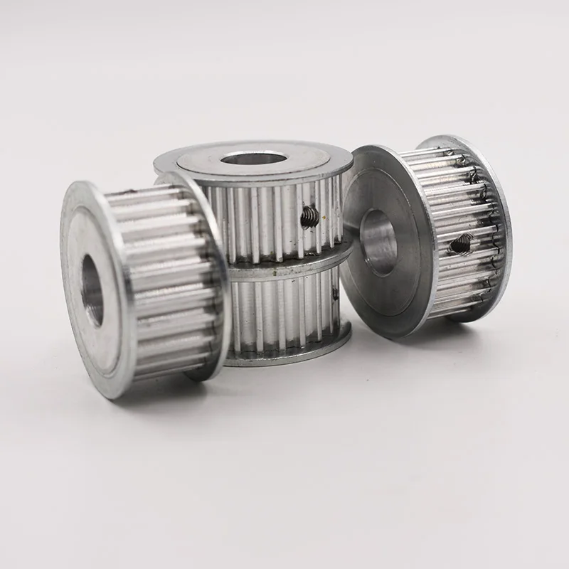 Afbeelding 4: 2Pcs Htd 5M Type 20T 22T 24 T 20/22/24 Tanden 5-20Mm innerlijke Boring 5Mm Pitch 16/21Mm Riem Breedte Synchrone Distributieriem Katrol