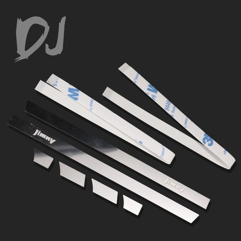 

DJ MST JIMNY Jimny RC Car Anti-Scratch Door Strip with Metal Plating Silver Electroplated Scratch-Resistant Tape