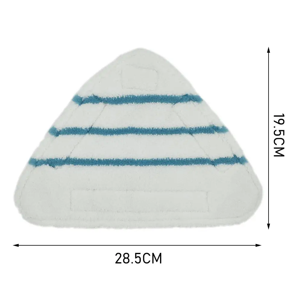 2 Pcs Steam Mop Replacement Pads Triangle Washable Cloth Cleaning Floor Microfiber Mop Head Pad Steam Mop Fittings Accessories