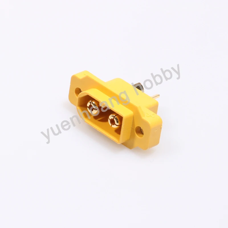 5PCS AMASS XT60E1-M Connector Frame Fixed Mountable XT60 Male Plug with Screws for RC Racing Models Multicopter Fixed Board DIY