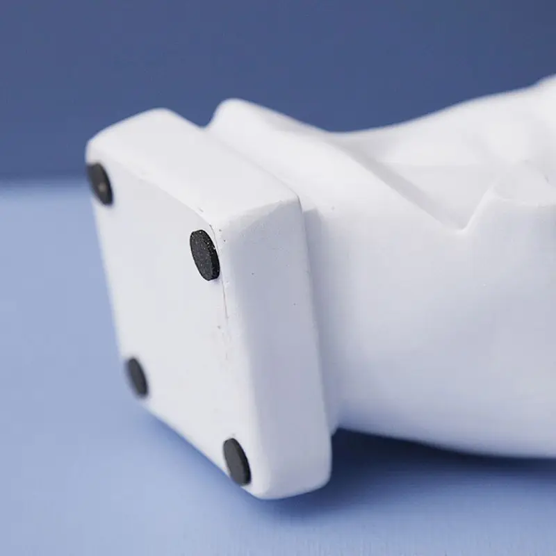 수지 꽃병 홈 인테리어 메이크업 브러시 스토리지 박스 펜 홀더 유럽 스타일 장식 데이비드 헤드 조각 모델 웨딩