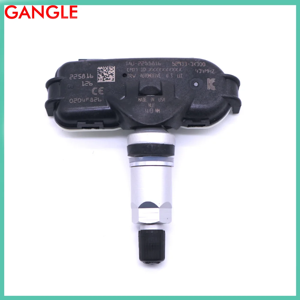 TPMS FOR HYUNDAI ELANTRA (MD) 2010-2015 TPMS 433MHz TIRE PRESSURE SENSOR HYUNDAI TIRE AIR PRESSURE SENSOR 52933-3X300 529333X305