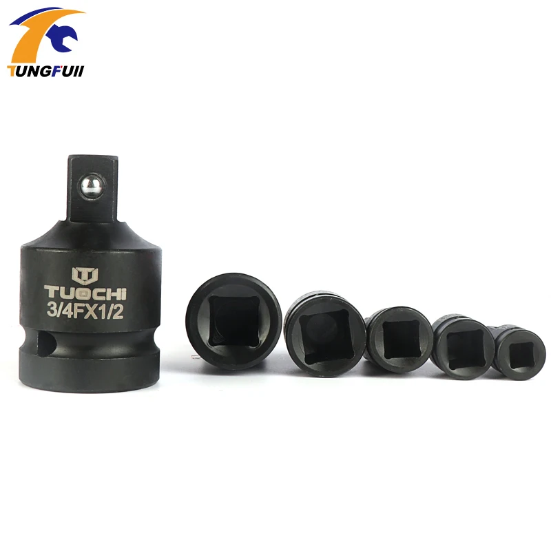 Bộ 1 Ổ Cắm Chuyển Đổi Bộ Chuyển Đổi 1/4 1/2 3/8 3/4 Dành Cho Xe Hơi Xe Đạp Để Xe Dụng Cụ Sửa Chữa Cầm Tay Cờ Lê Dụng Cụ Tác Động Ổ Cắm Bộ Đổi Nguồn