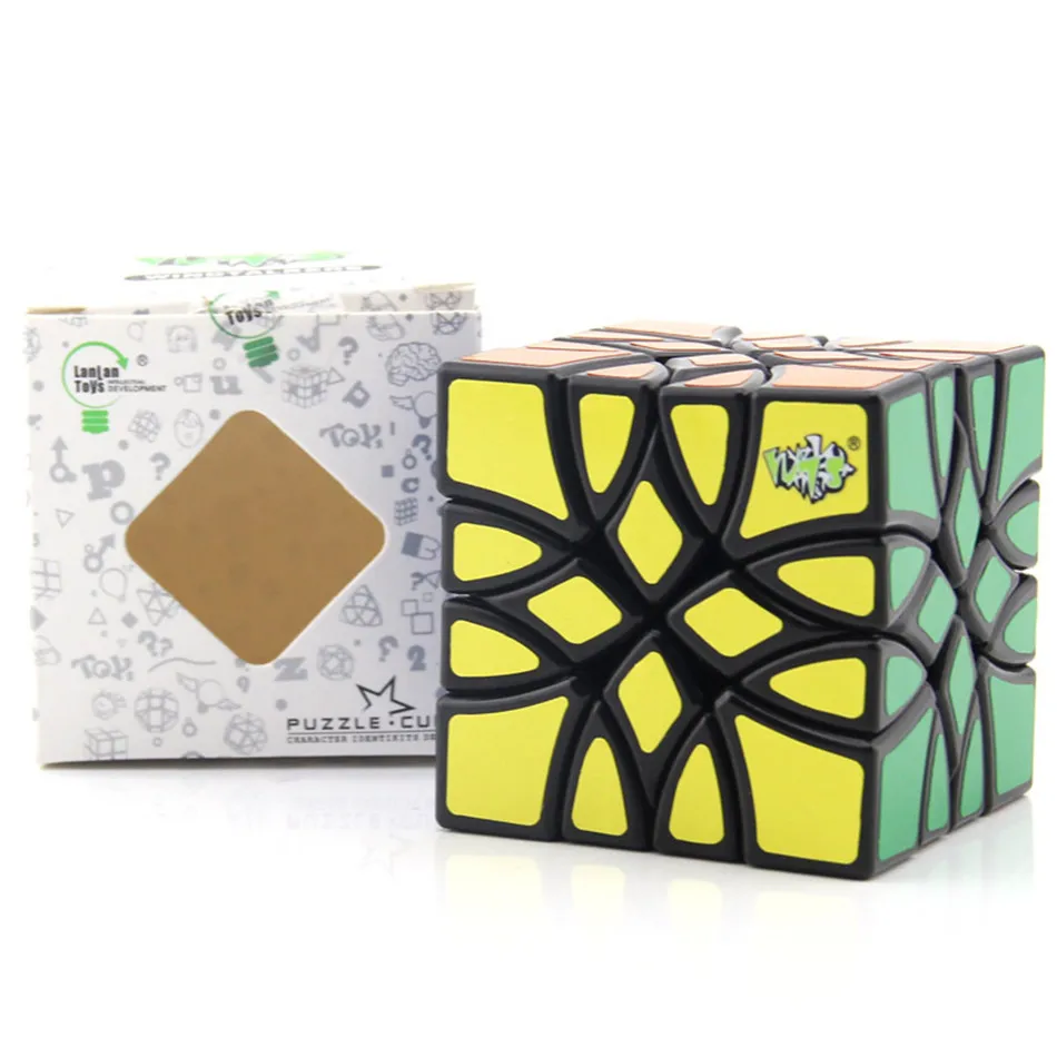 لانلان لغز المكعبات السحرية شكل pecail غير النظامية كوبو ماجيكو المهنية سرعة أُحجية مكعبات ألعاب تعليمية