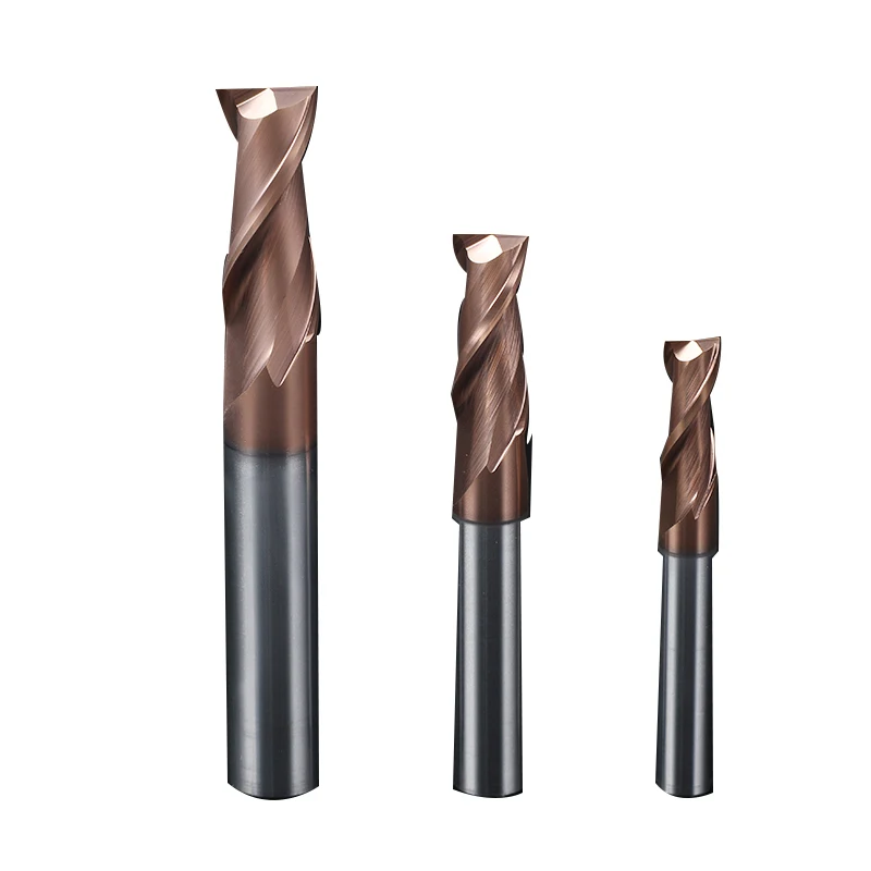 55 DegreeMmilling Cutter Cemented Carbide 2 flute Coating End Mill Flat Cutter D6 8 10 12 14 16 18 20MM 150L