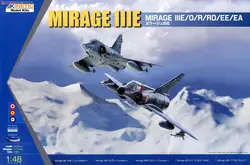 KINETIC K48050 1/48  MIRAGE IIIE/O/R/RD/EE/EA MODEL KIT