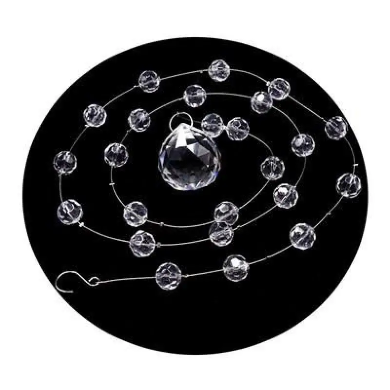 10 Strings Of New Glass Crystal Pendants Romantic Wedding Party Decoration Wreath Chandelier Curtain Room Partition Home Decor