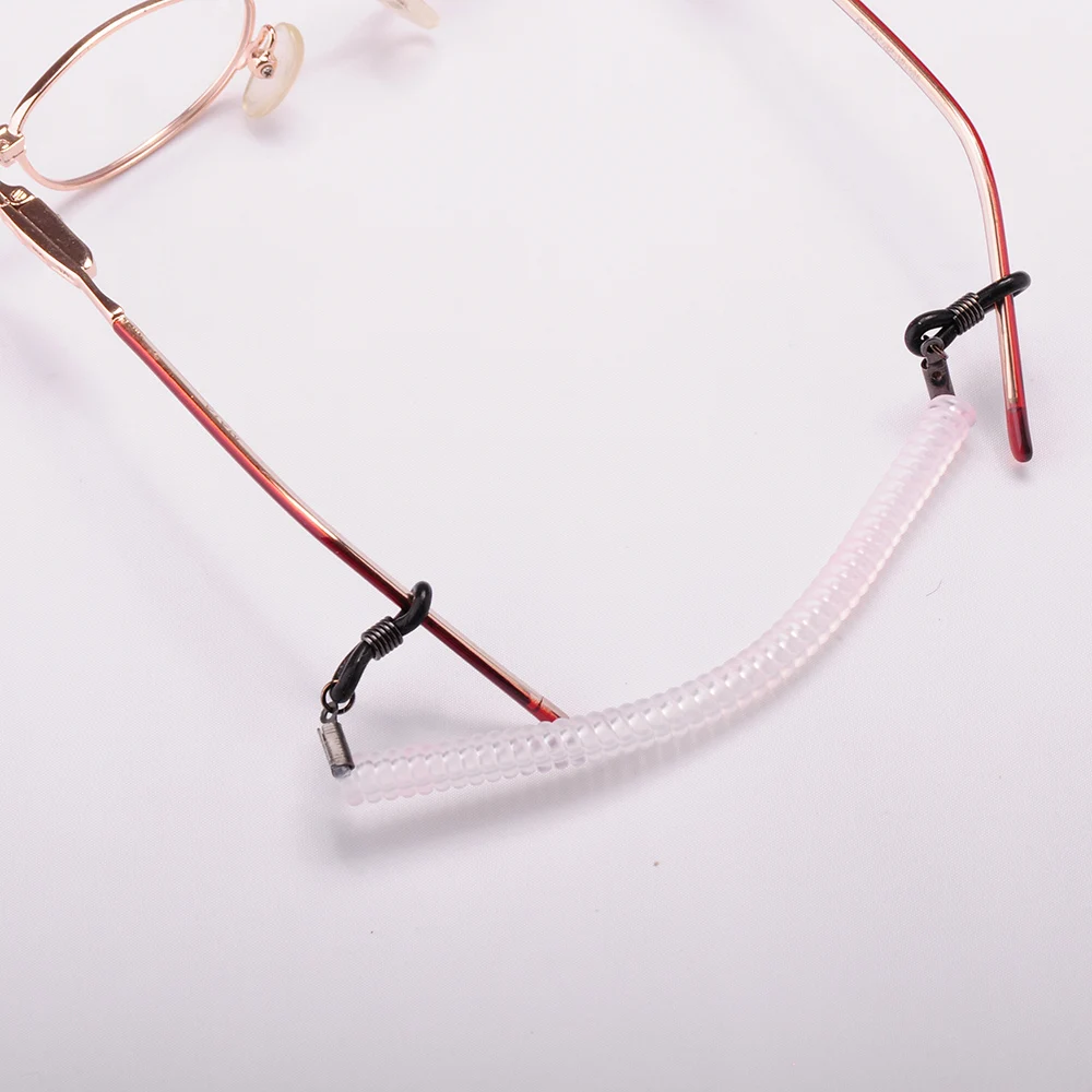 12pcs/Lot Elastic Kids Eyeglass Nylon Spiral Coil Sport Cords/Junior Retainer/Children Spectacle/Sunglass adult String Band