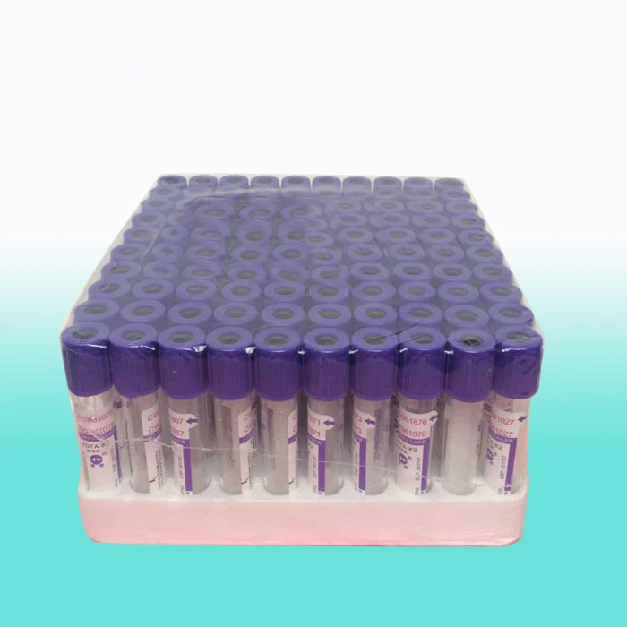 5ml 100pcs/lot 12×100mmBlood routine tube With anticoagulant anticoagulation tube disposable vacuum vacuum blood collection tube