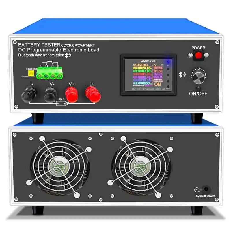 150W 25A/300W 30A 200V programmable DC electronic load meter usb tester voltmeter battery capacity internal resistance detection