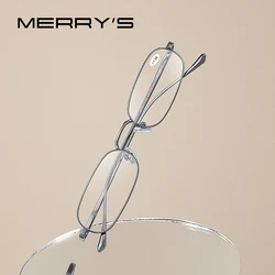 MERRYS DESIGN Reading Glasses For Men Women Small Frame Reader Blue Light Blocking CR-39 Resin Aspheric Glasses Lenses S2317FLH