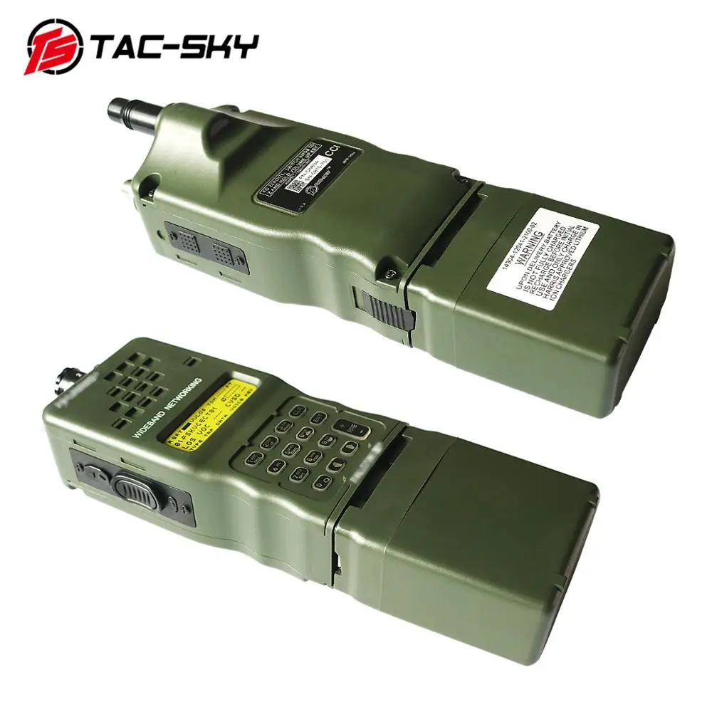 TAC-SKY Military Tactical Headset Walkie-Talkie Simulation Model Harris AN / PRC152 152A Virtual Case Dummy Case