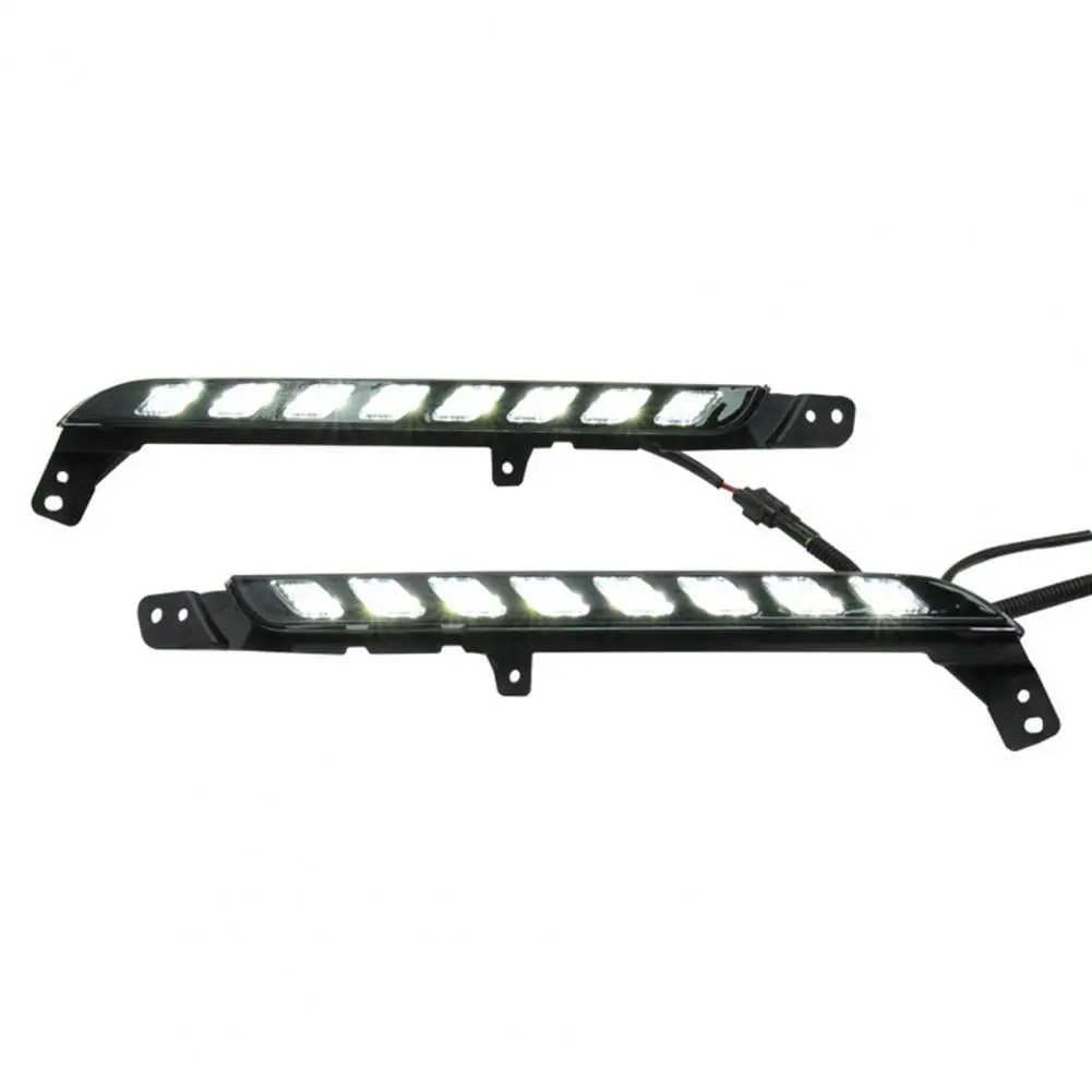 2 Stuks Dagrijverlichting Lamp Eenvoudige Installatie Waterdicht Abs 6000 6700K Led Drl Richtingaanwijzer Voor Hilux 2020 luces Led дхо