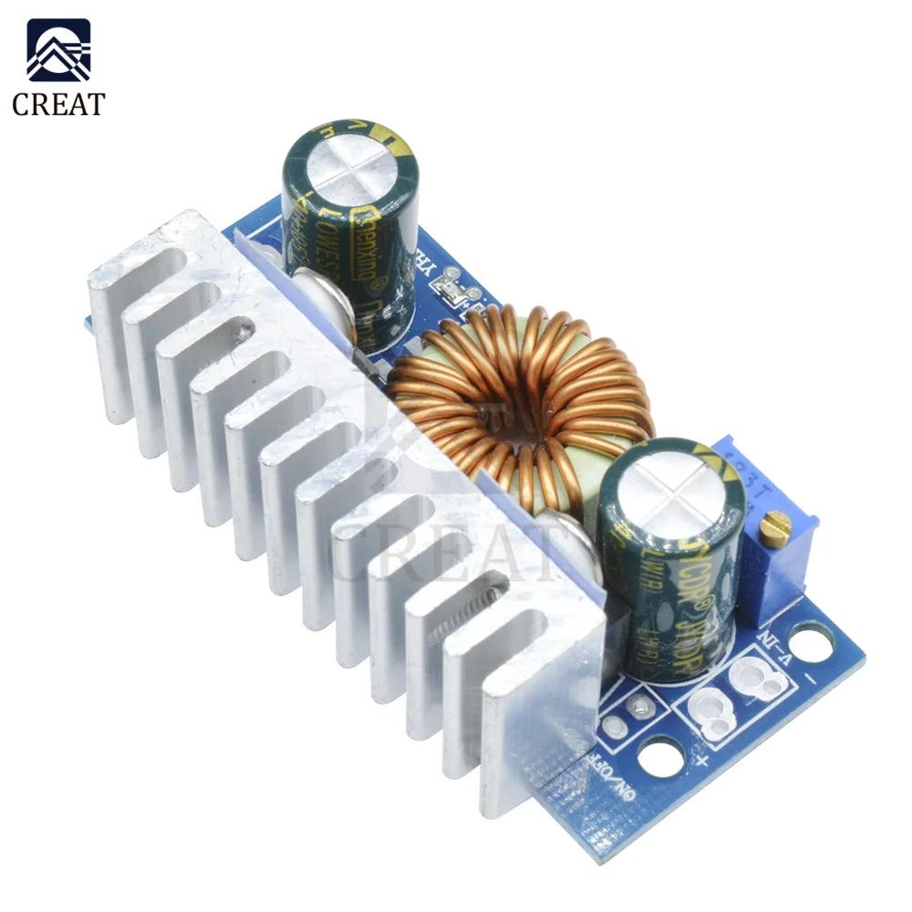 DC-DC DC 4.5V-32V to DC 5-42V 6A Step Up Boost Converter Power Supply Module Non-isolated Short Circuit Protection