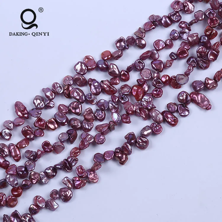 

Daking Jewelry Loose Purple Keshi Pearl In Bulk Freshwater Pearl Strand