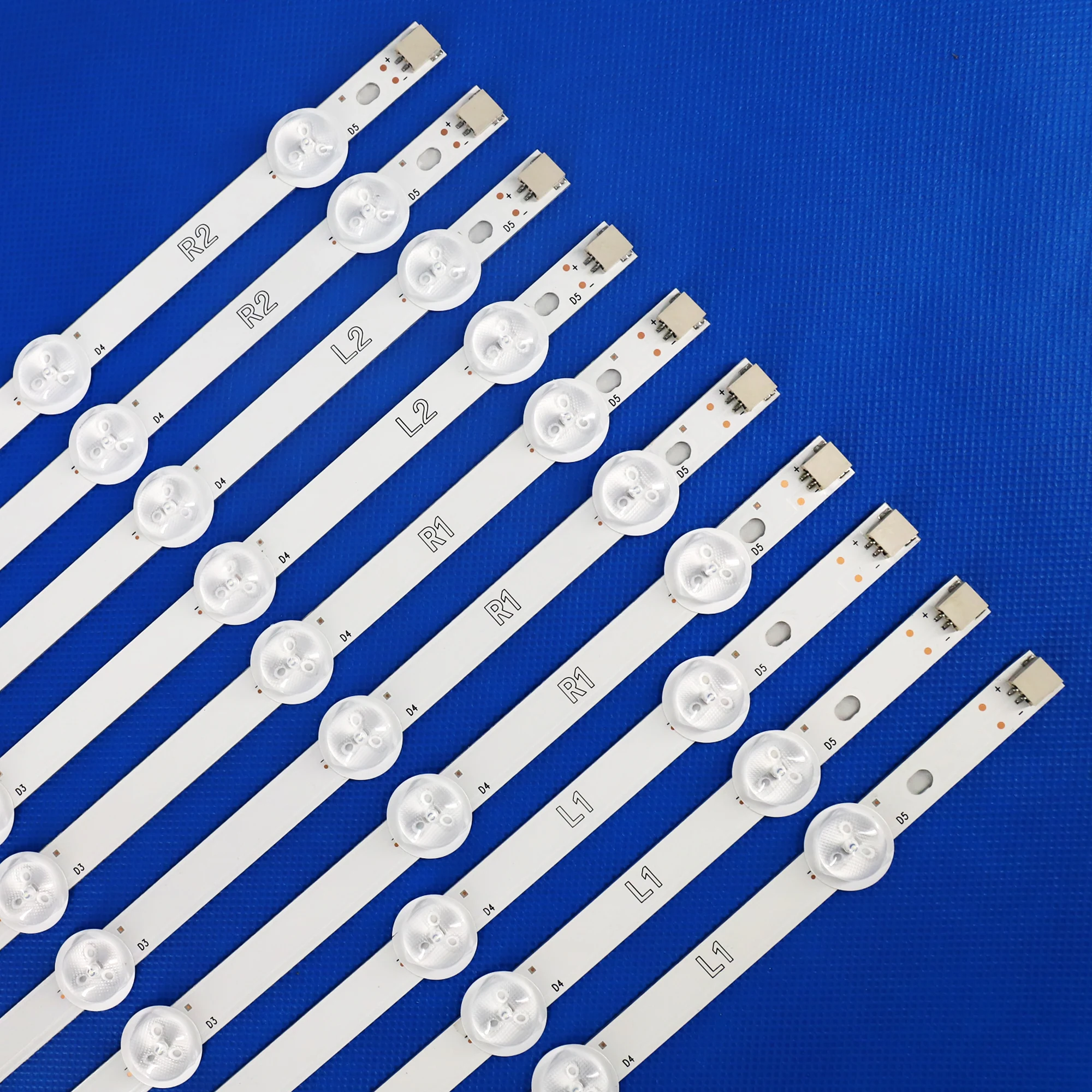 Baru 10 buah/set Strip lampu latar LED kompatibel untuk 42LN5400 Compatible Strip Strip R1 L1 R2 L2