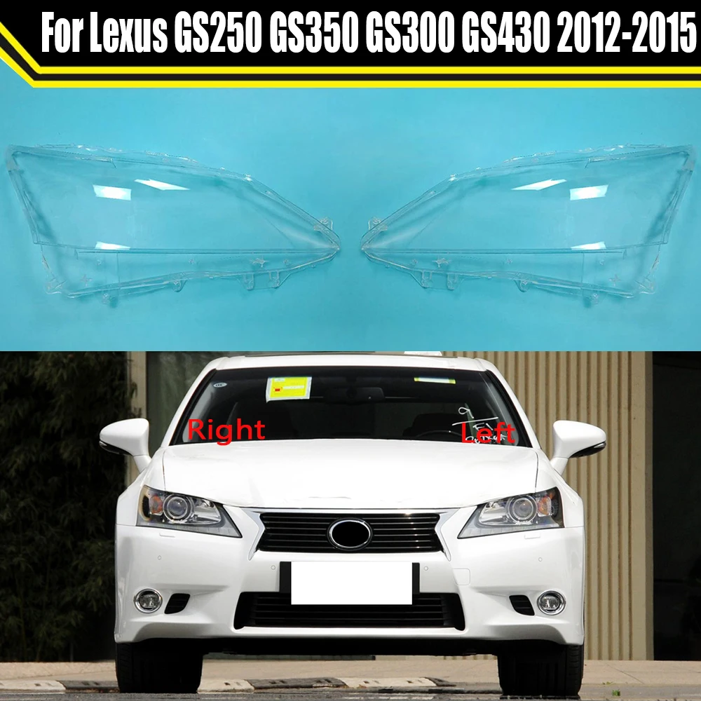 

Car Lens Glass Light Lamp Headlamp Shell Transparent Lampshade Headlight Cover Masks For Lexus GS250 GS350 GS300 GS430 2012~2015