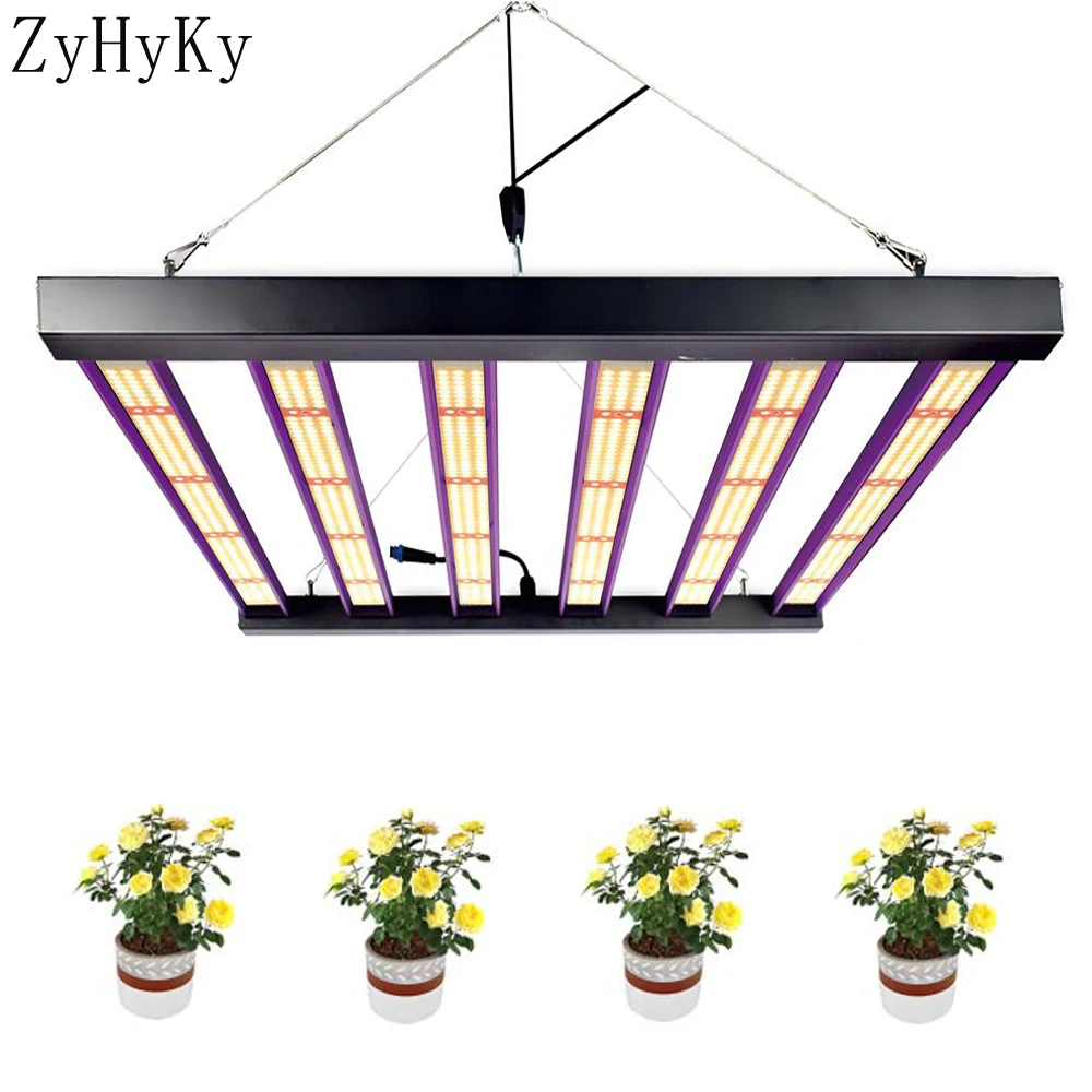 LED Plant Grow Light Real 480W Full Spectrum Dimmable IP65 Waterproof Indoor Flower Tent Plant Growth Phyto Lamp