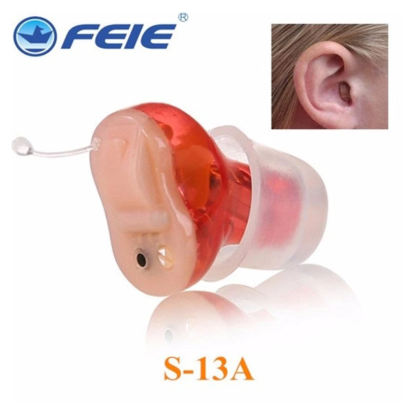 S-13A CIC Digital 6 Channel 12 Bands Non-Programmable Hearing Aid Mini Invisible Hearing Aids Ear Sound Amplifier For Elderly