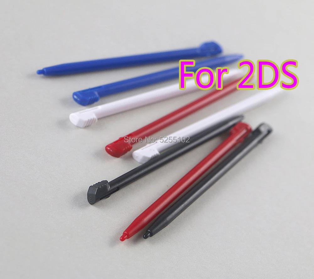 200pcs/lot Plastic Screen Touch Stylus Pen for 2DS Console(2 type available)