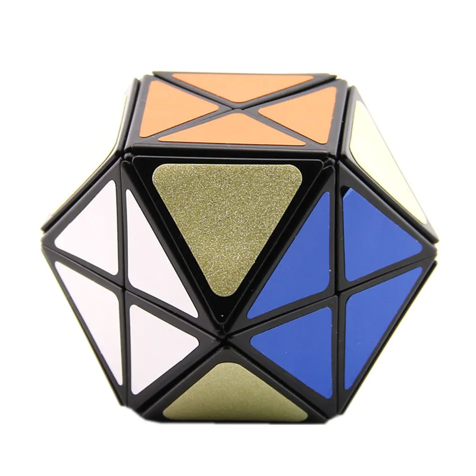 LanLan 12 Axis Tetrahedron Magic Cube Puzzle Antistress Brain Teasers Educational cubo magico Puzzle Toy For Children Kids Gift