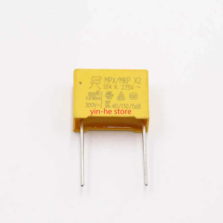 

20PCS MP2184KGD3XYG Safety capacitor X2 184K/275V ±10% 18*7.5*13.5/P=15
