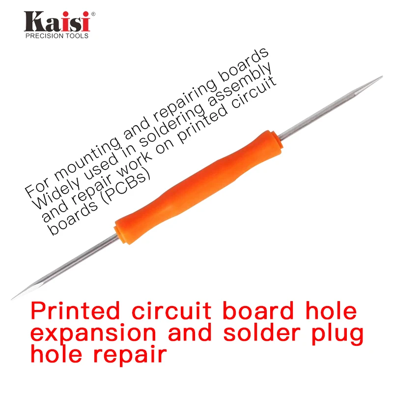Kaisi 6in1 Desoldering Aid เครื่องมือบัดกรีเครื่องมือบอร์ด PCB ซ่อมเชื่อมชุดเสริม PCB ทําความสะอาดซ่อมเครื่องมือเชื่อม