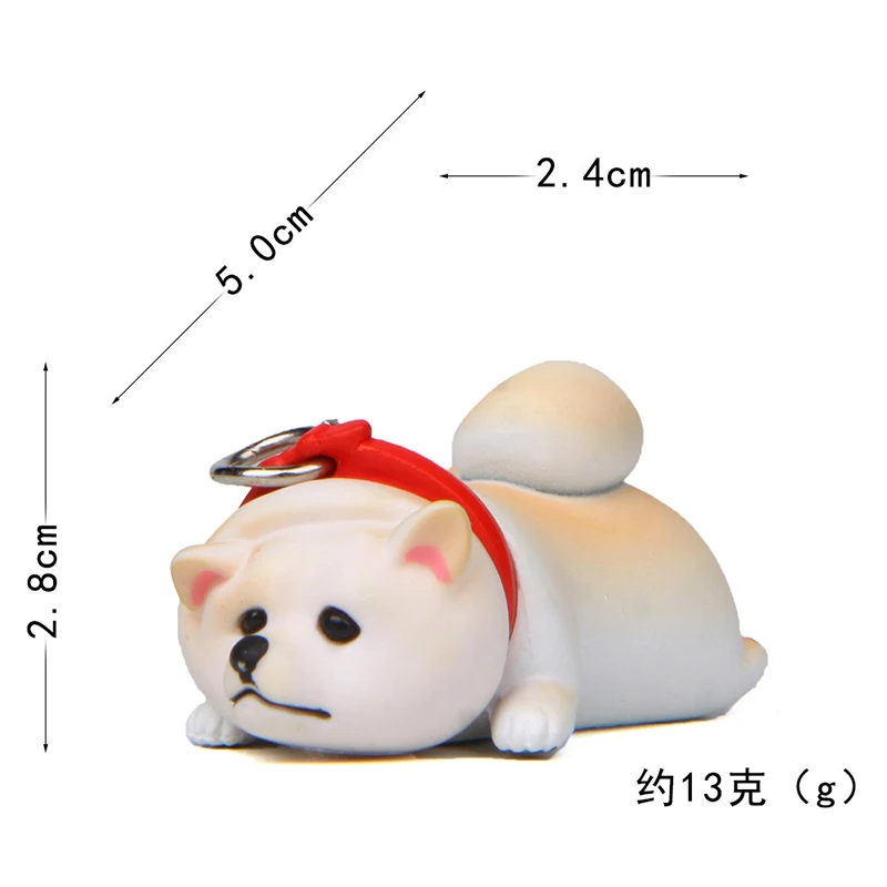 1Pc Mini Cartoon Kawaii Simulation Animal Dog Action Figure Toys Pet Shiba Inu DIY PVC Craft Ornament Model Decorations Dolls