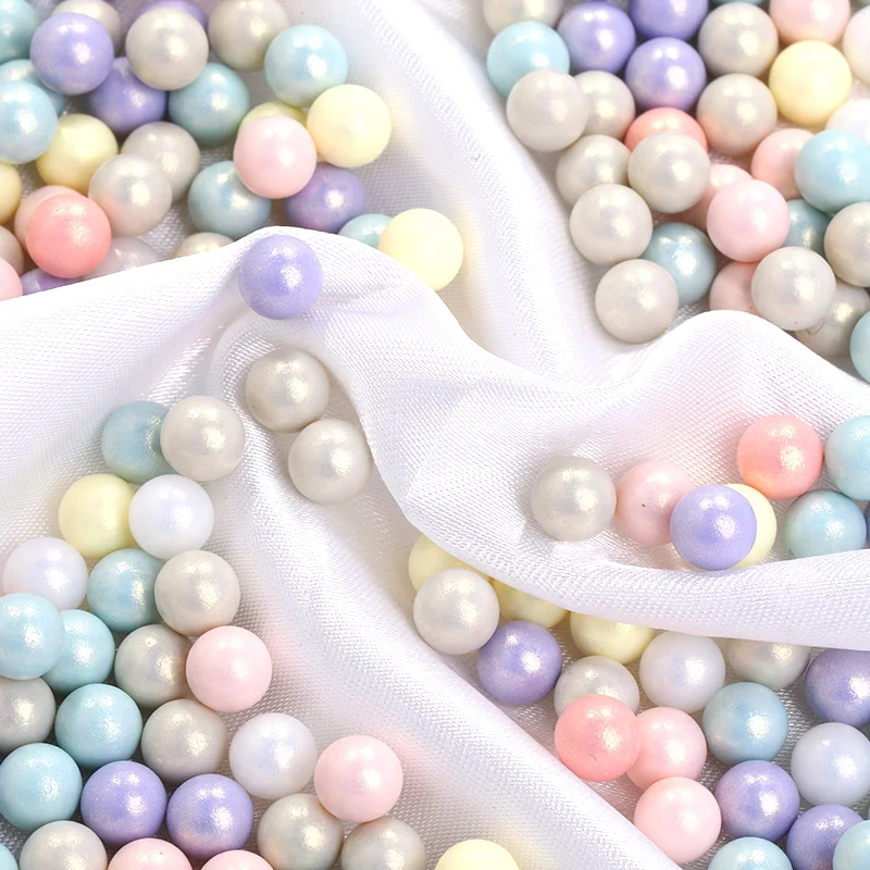 6/8/10MM Non Porous Pearls Mixed Color Diy Loose Beads Glue On ABS Nail Art Stone Jewelry Accessories Decorations Pearls